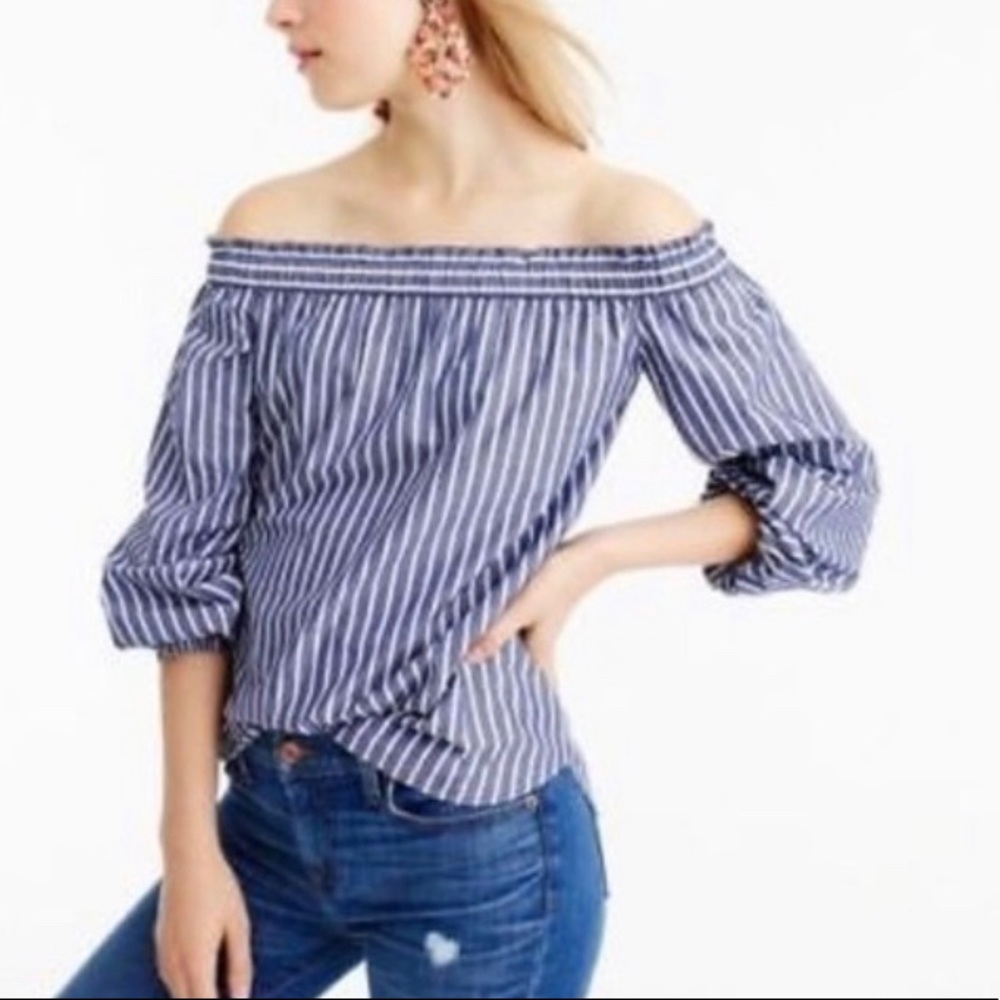Jcrew off the shoulder top